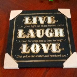 Live Laugh Love Wall hanger